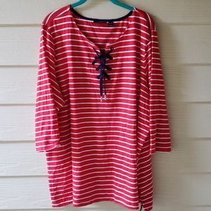 Nautical knit top 3x
